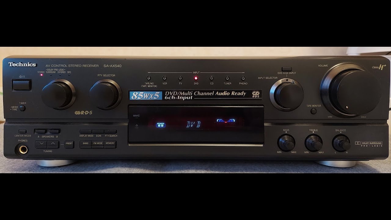 Technics SA - AX 540 & YAMAHA YST - SW 105