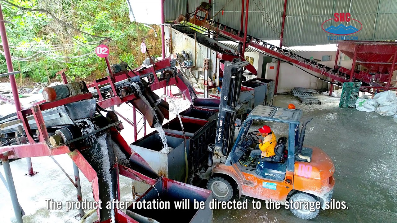 TUMBLED PEBBLE PRODUCTION IN FACTORY OF TECHMICOM | حصى مصقول | 광택 자갈 | رخام