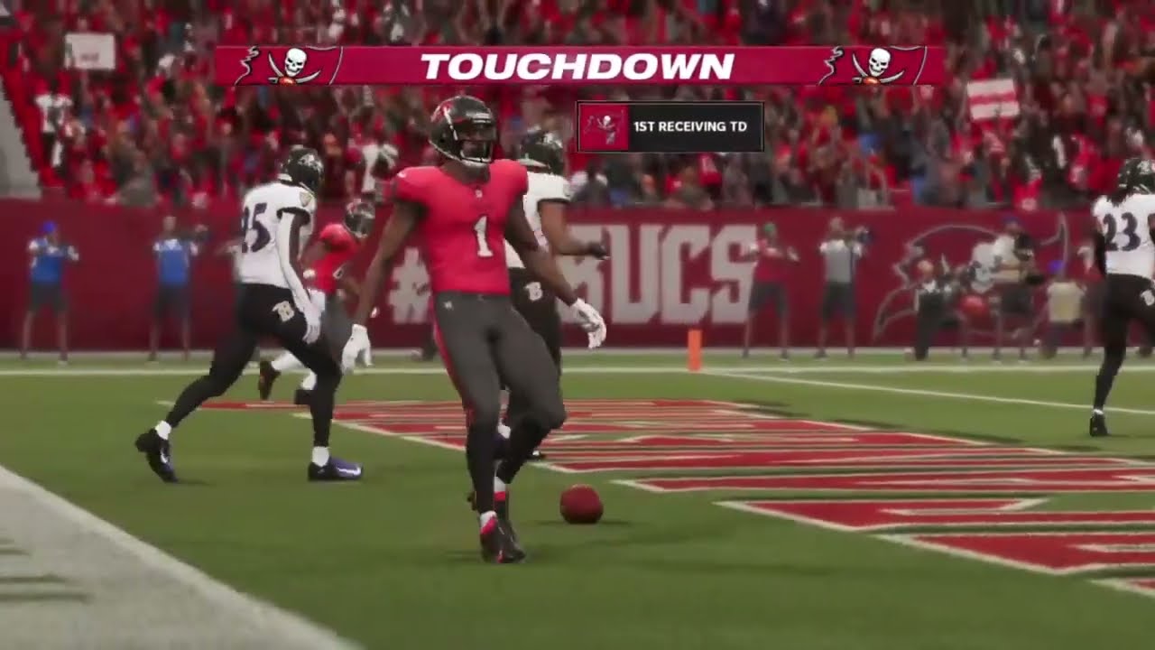 MADDEN 22 Tampa Bay Buccaneers Accurate Touchdown Cannon