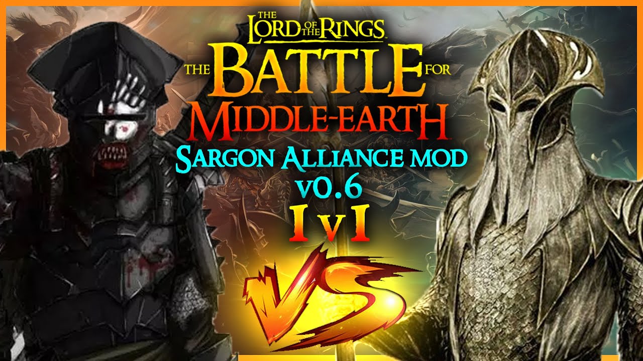 ELFLER URUK-HAİLERE KARŞI (1v1) | The Battle for Middle-earth / Sargon Alliance Mod v0.6