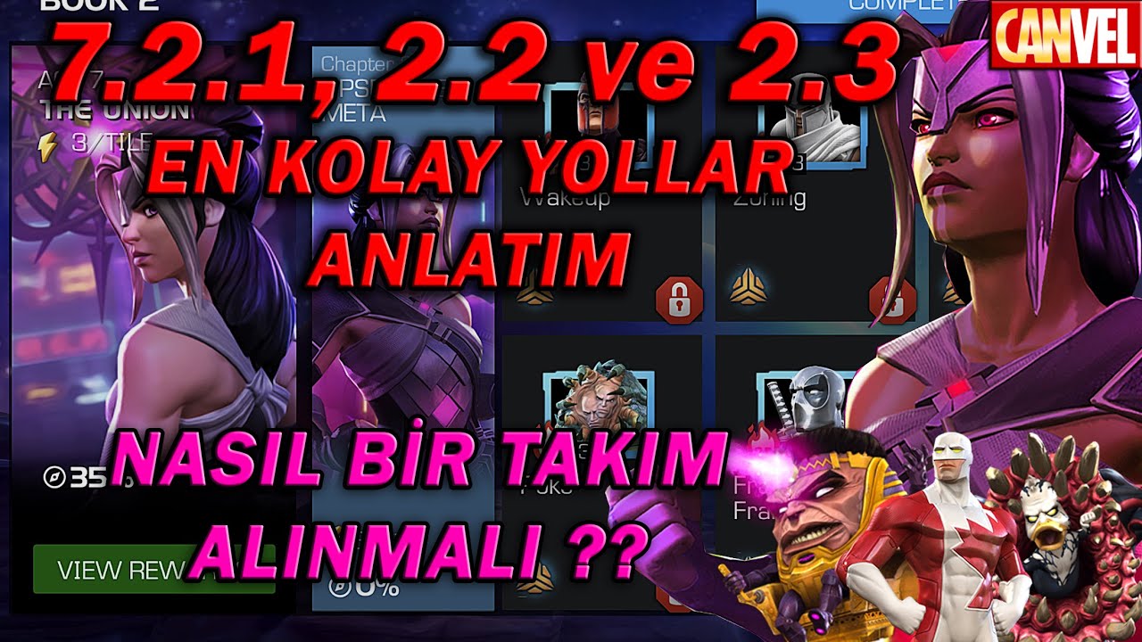 7.SAHNE 2.BÖLÜM İLK 3 MACERA KOLAY YOLLAR ANLATIM | KADRO NASIL OLMALI - MCOC