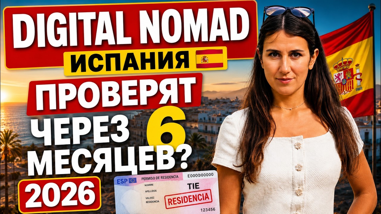 Переезд в Испанию по Digital Nomad | Новые требования и проверки в 2026