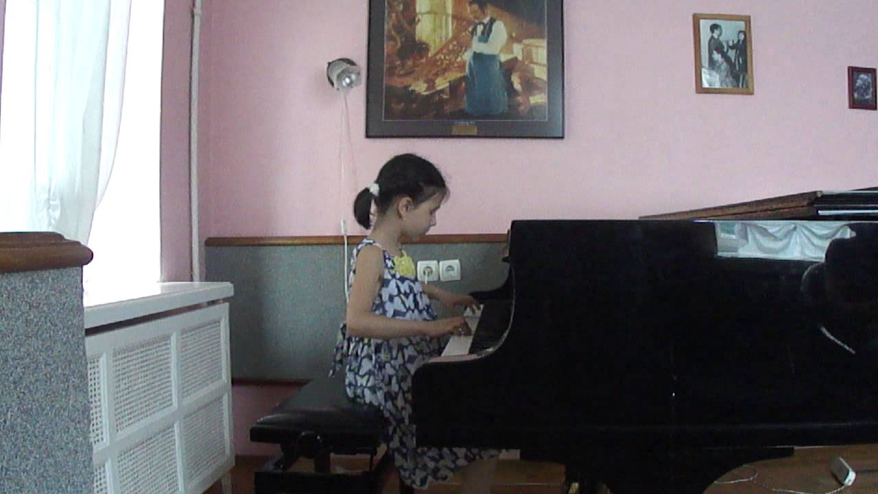 АЛЕКСАНДРА ДОВГАНЬ (6 ЛЕТ) ЦМШ (подготовительное отделение). Alexandra Dovgan, 6 y.o.