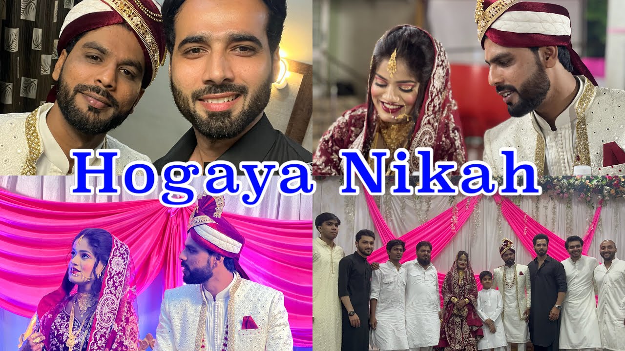 Hogaya NIKAH🤲❤️ Dulhe ko aya rona?😨 |ShezaanShaikh|WeddingVlog