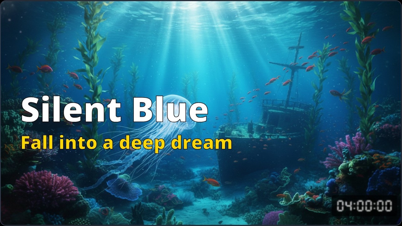 Aquarium Underwater  Nature sounds  10h Sleeping Mix