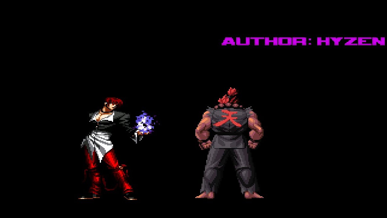 [KOF MUGEN] Iori Yagami vs Akuma HY by HYZEN