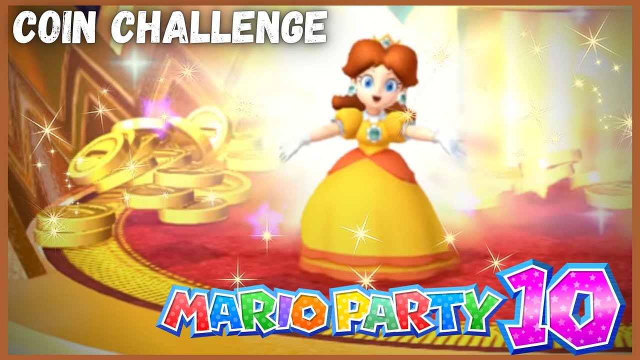 ✿ Mario Party 10 - Princess Daisy in Coin Challenge ✿