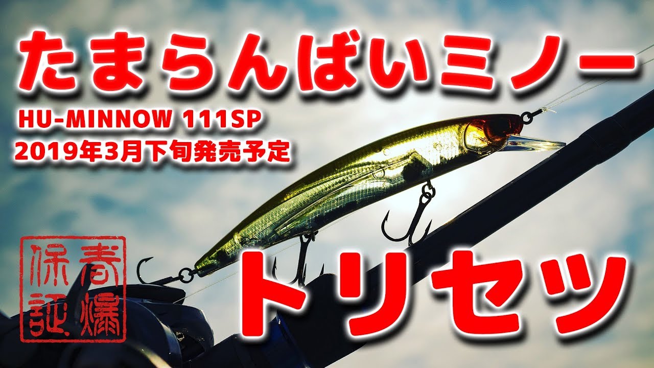 【3月下旬発売予定】たまらんばいミノーのトリセツ　永野総一朗【HIDEUP】