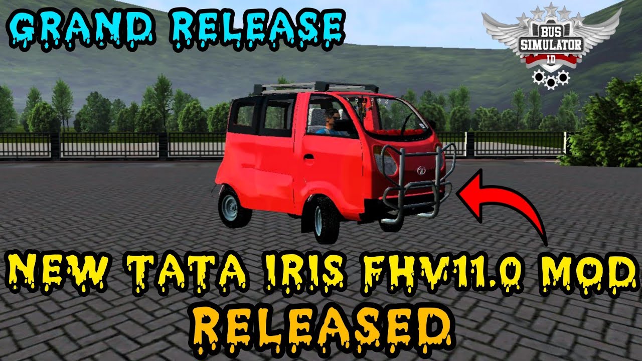 NEW TATA IRIS FHV11.0 MOD | BUS SIMULATOR INDONESIA | BUSSID MOD |