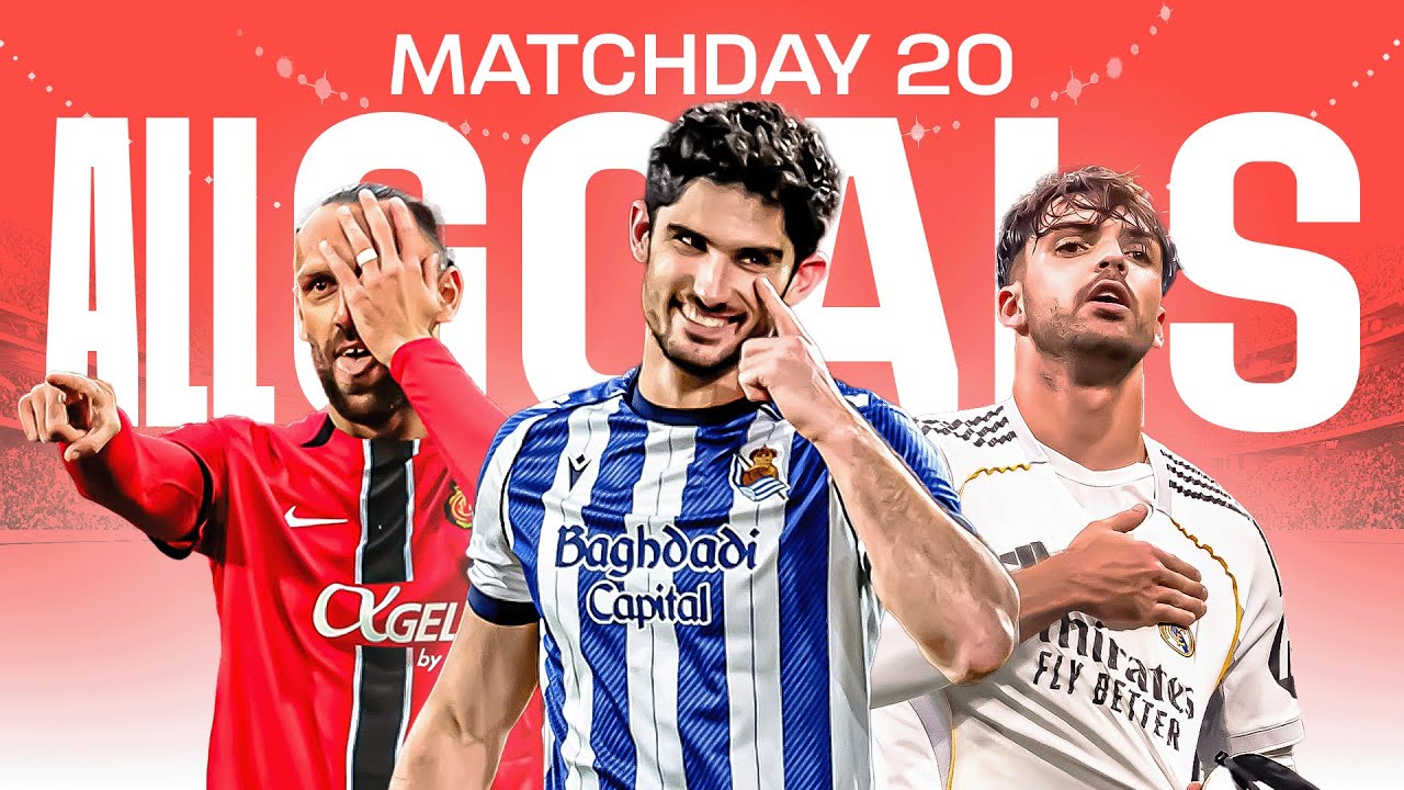TODOS LOS GOLES de la JORNADA 20 de LALIGA EA SPORTS 2025/26