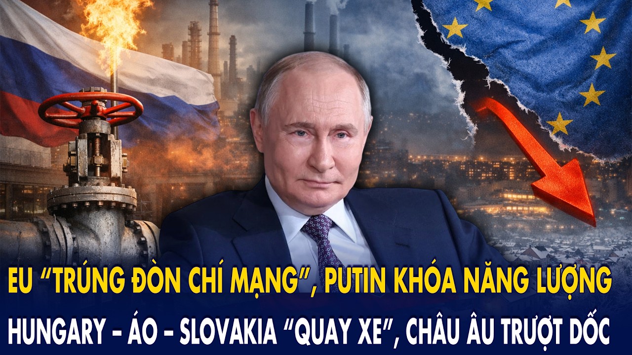 EU “trúng đòn chí mạng”, Putin khóa năng lượng: Hungary – Áo – Slovakia “quay xe”, châu Âu trượt dốc