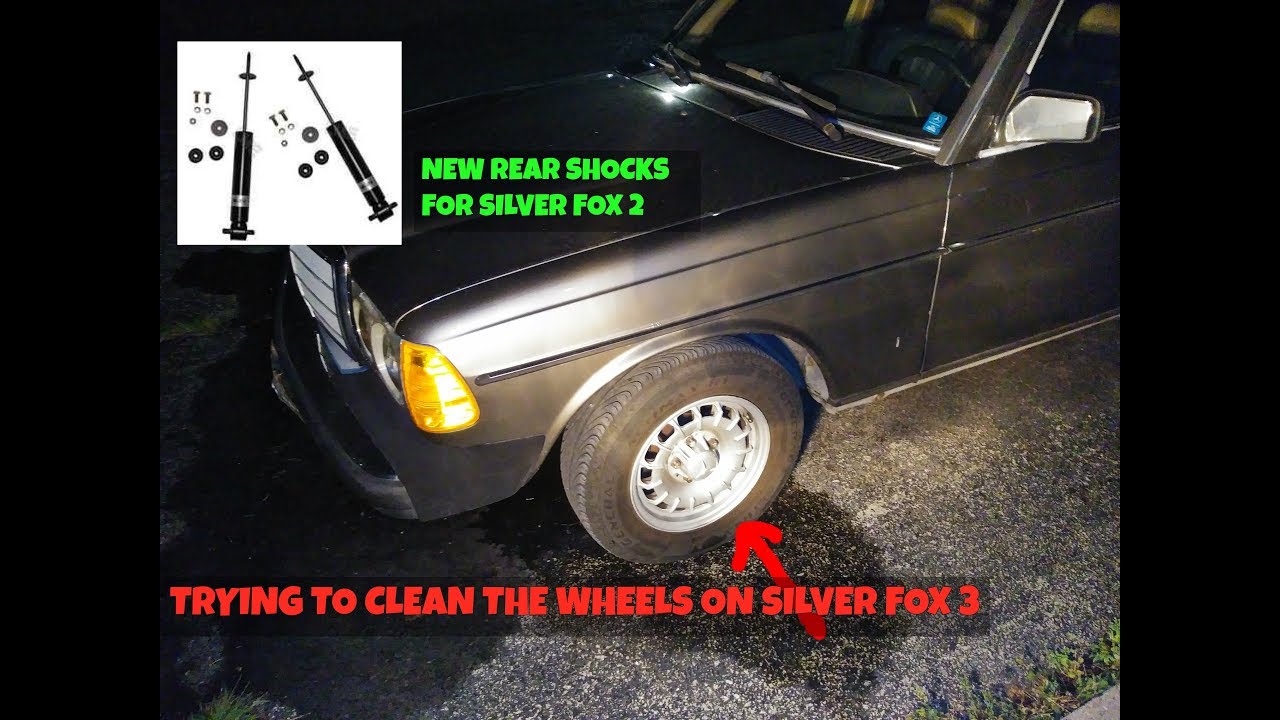 MERCEDES W123 ЗАМЕНА ЗАДНИХ АМОРТИЗАТОРОВ (SILVER FOX 2)