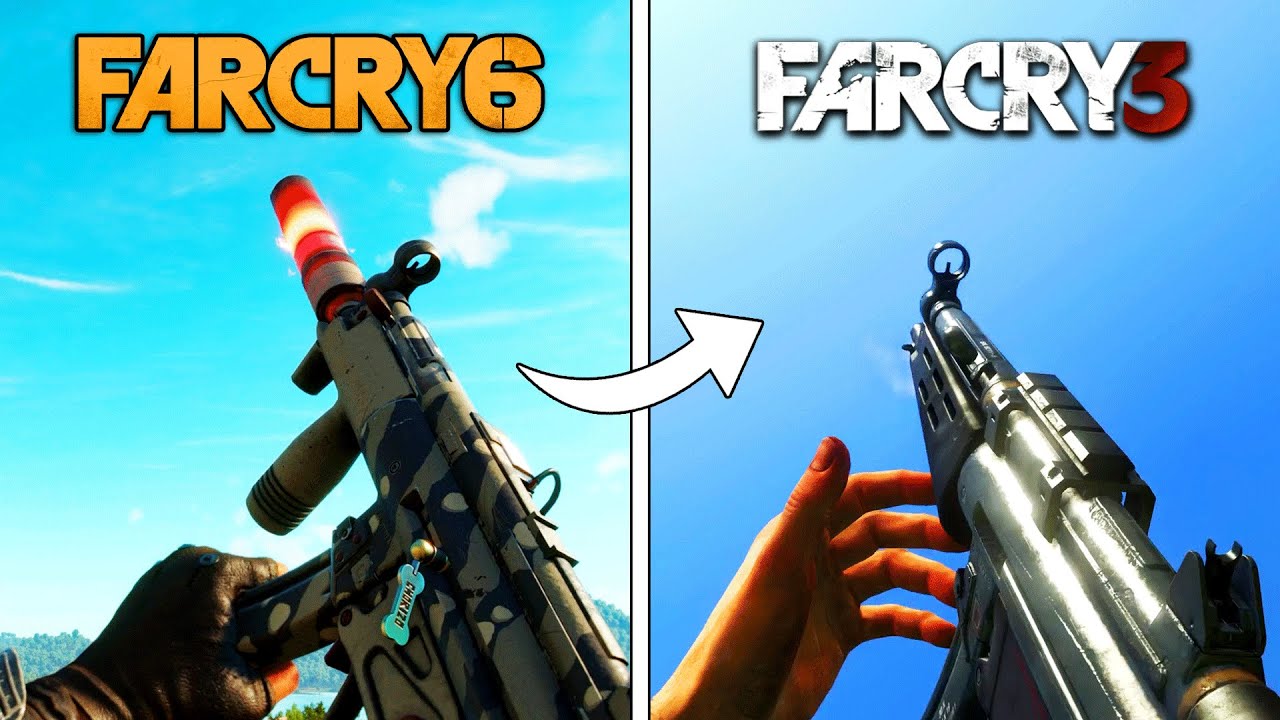 Far Cry 6 vs Far Cry 3 - Weapons Comparison