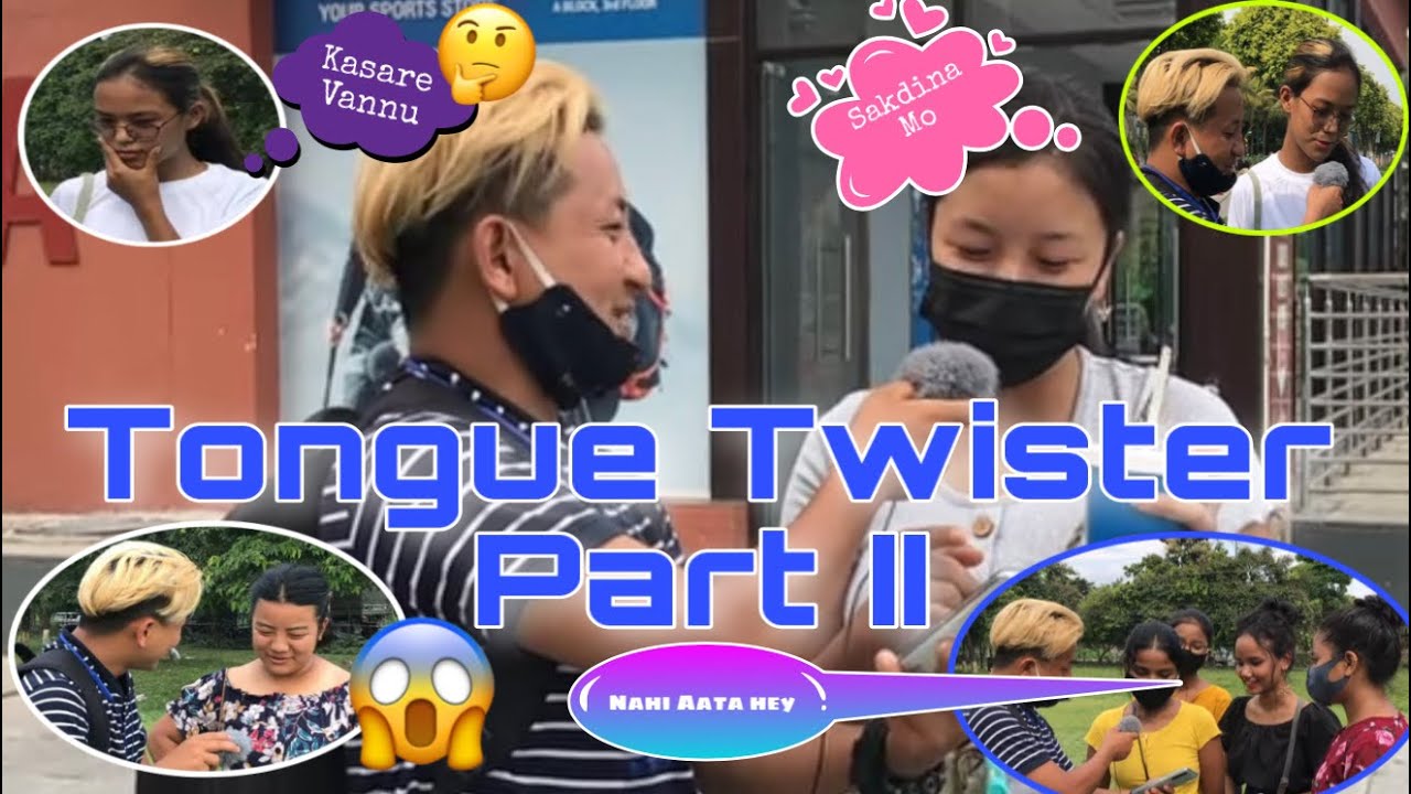 Tongue Twister Part 2 In Siliguri (Public)| Funny Challenge |@JRSampang1 #tonguetwisterchallenge