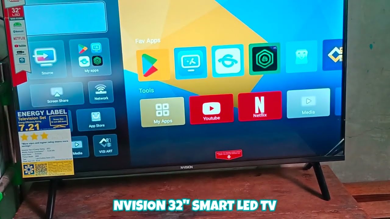 NVISION 32 Inch Smart TV Unboxing