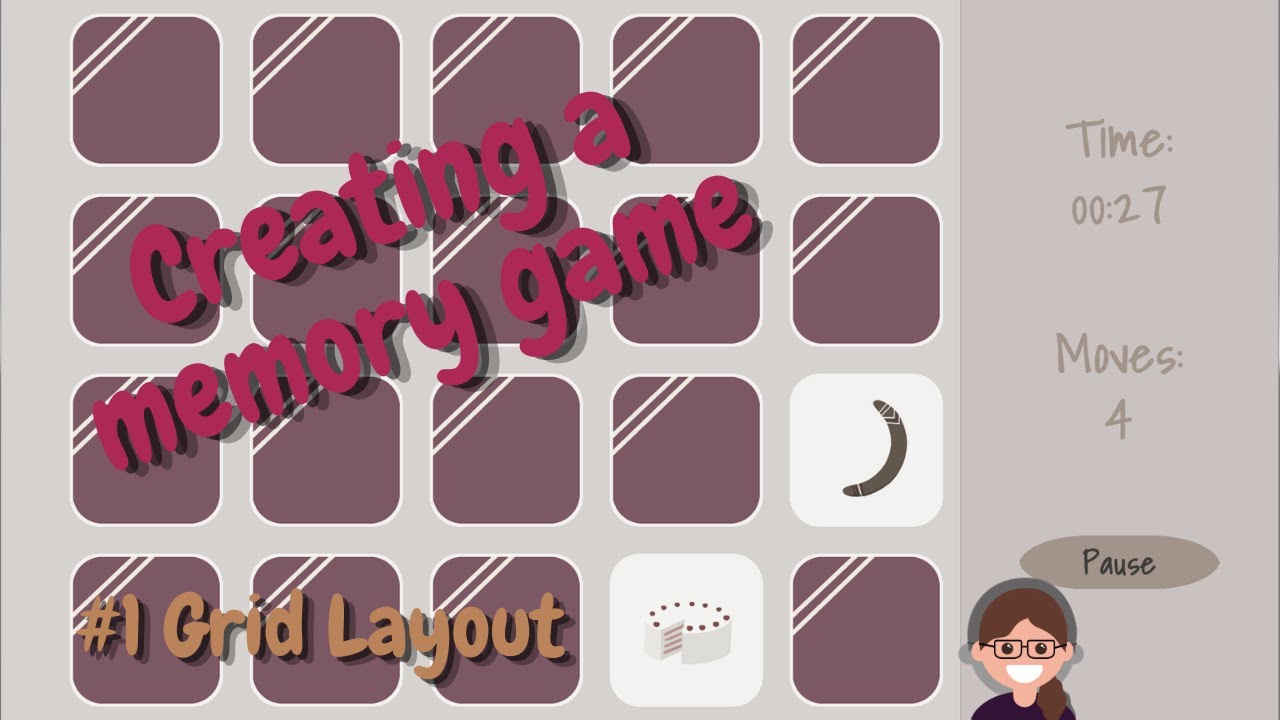 Creating a memory game in Unity - #1 Grid Layout implementation
