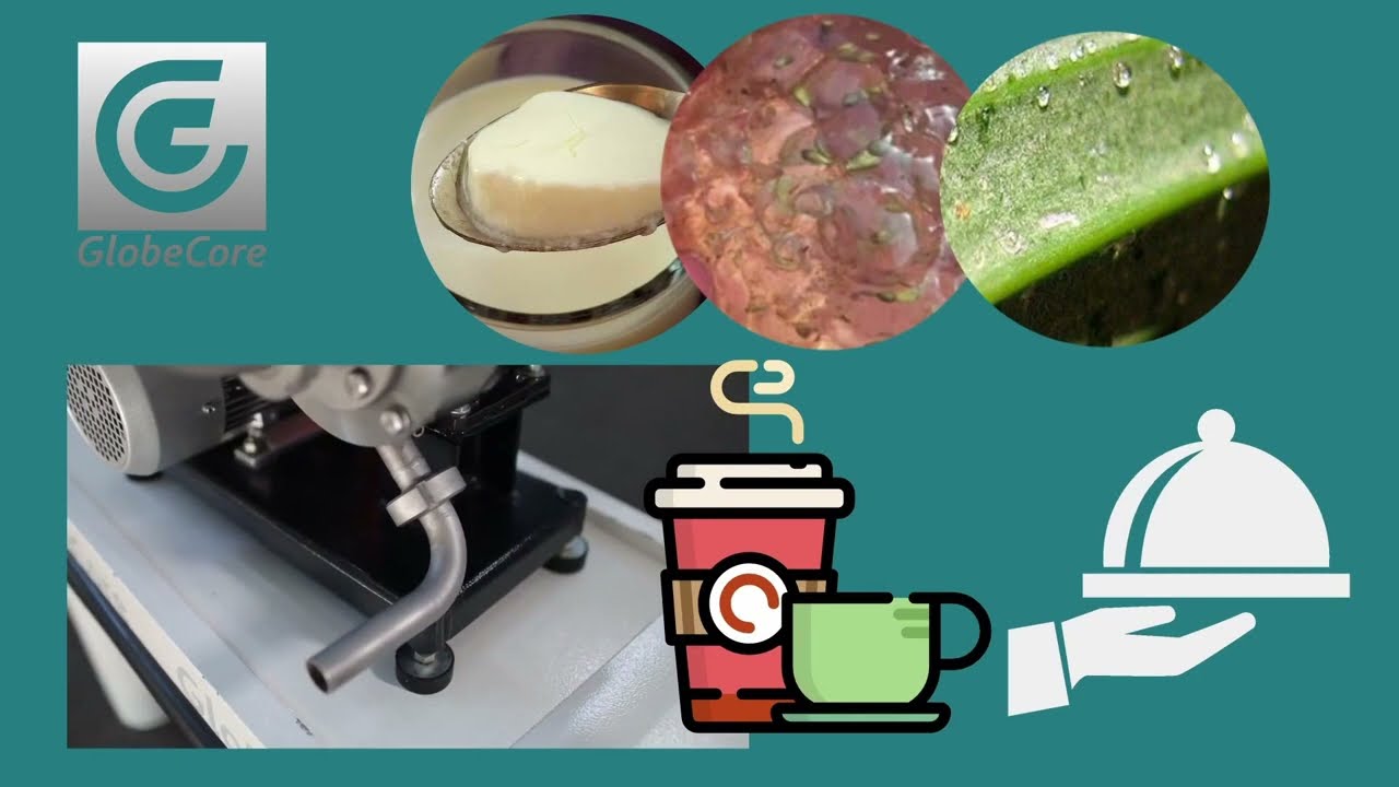 Mahlen von Kaffeeblättern mit GlobeCore CLM-Kolloidmühlen