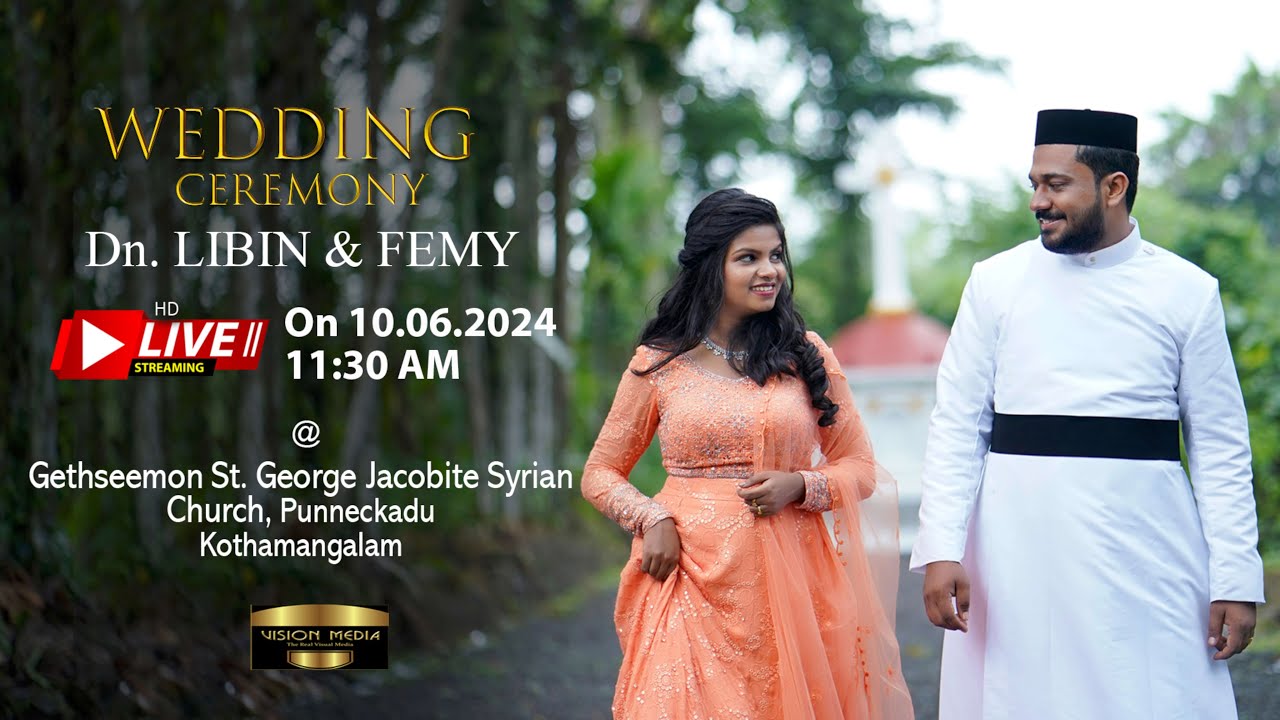 DN. LIBIN & FEMY | WEDDING CEREMONY | LIVE STREAMING |