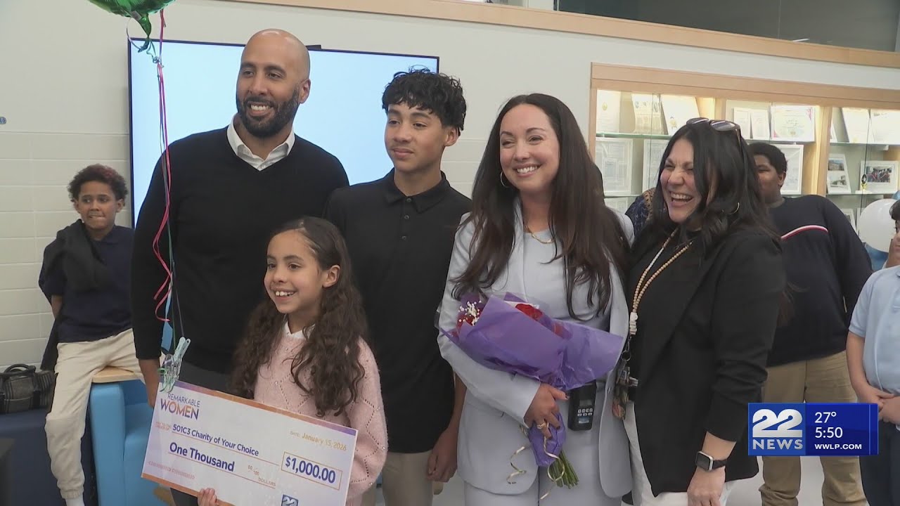 Principal Danielle Delgado wins 22News Remarkable Women award