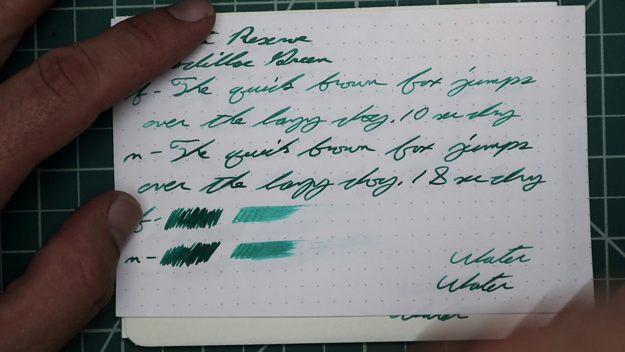 Private Reserve Cadillac Green Fountain Pen Ink #fountainpenink #fountainpens