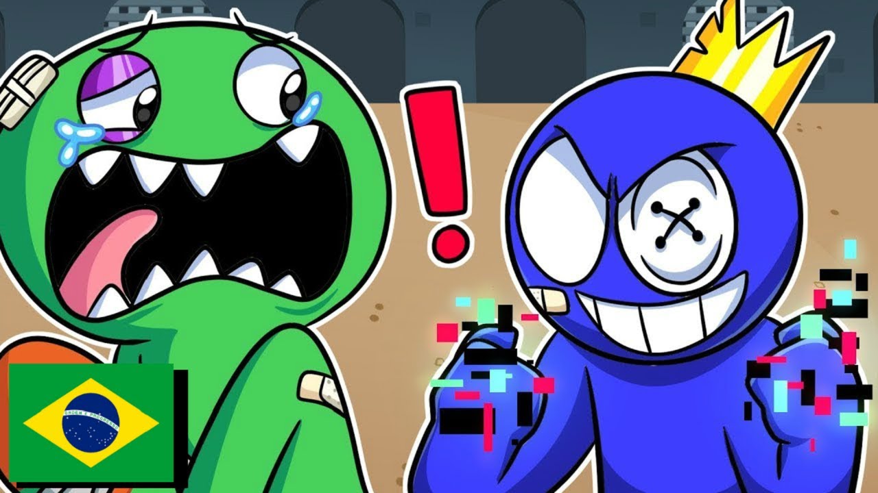 RAINBOW FRIENDS.EXE Vs GARTEN of BANBAN! (DUBLADO PT-BR) – FNF Friends To Your End Animação