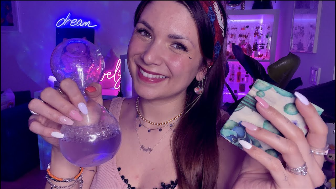 ASMR TAPPING with my NEW GEL NAILS - Your Favorite 12 Tapping Triggers