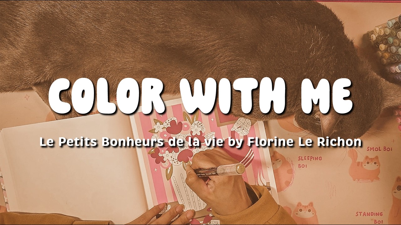 COLOR WITH ME | Mystery Coloring | Coffee Time