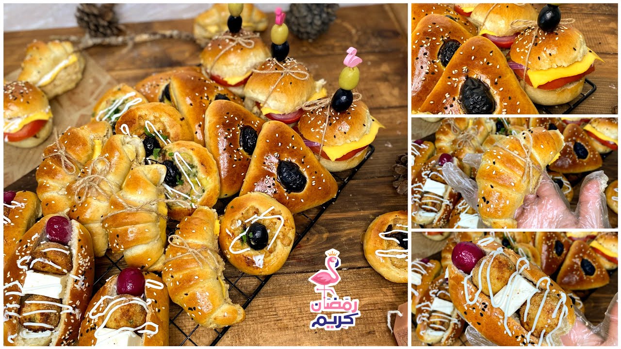 مملحات/عجينة واحدة حضري بيها اكثر من 5 انواع مملحات عجينة قطنية و طرية مع 3 انواع حشواة♥️رمضان مبارك
