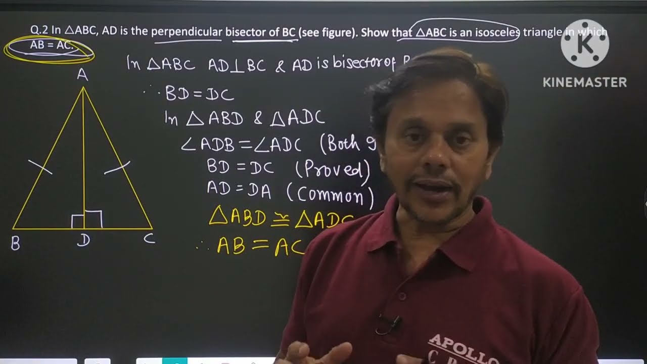 Triangles | Chapter-7 | NCERT Exercise 7.2 | Class 9 Maths | #triangles 