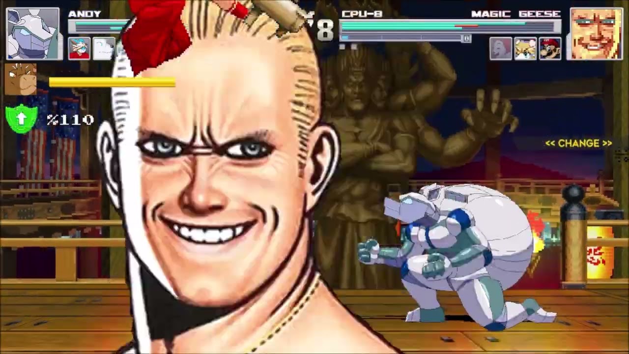 Four Vs  Four: Kaze's Crew Vs Pretty hard AI  & Mario