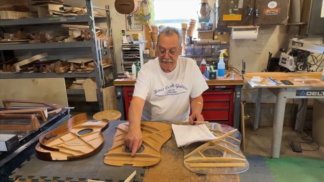 Blues Creek Guitars - Discussion on Vintage Guitar Bracing