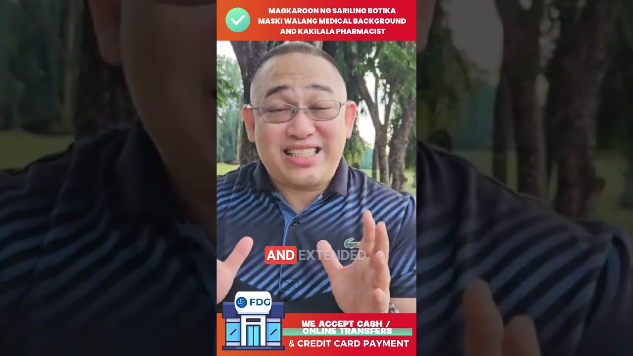 Paano magkaroon ng sariling Pharmacy?