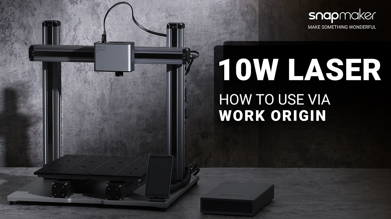 Как использовать лазерный модуль мощностью 10 Вт через Work Origin