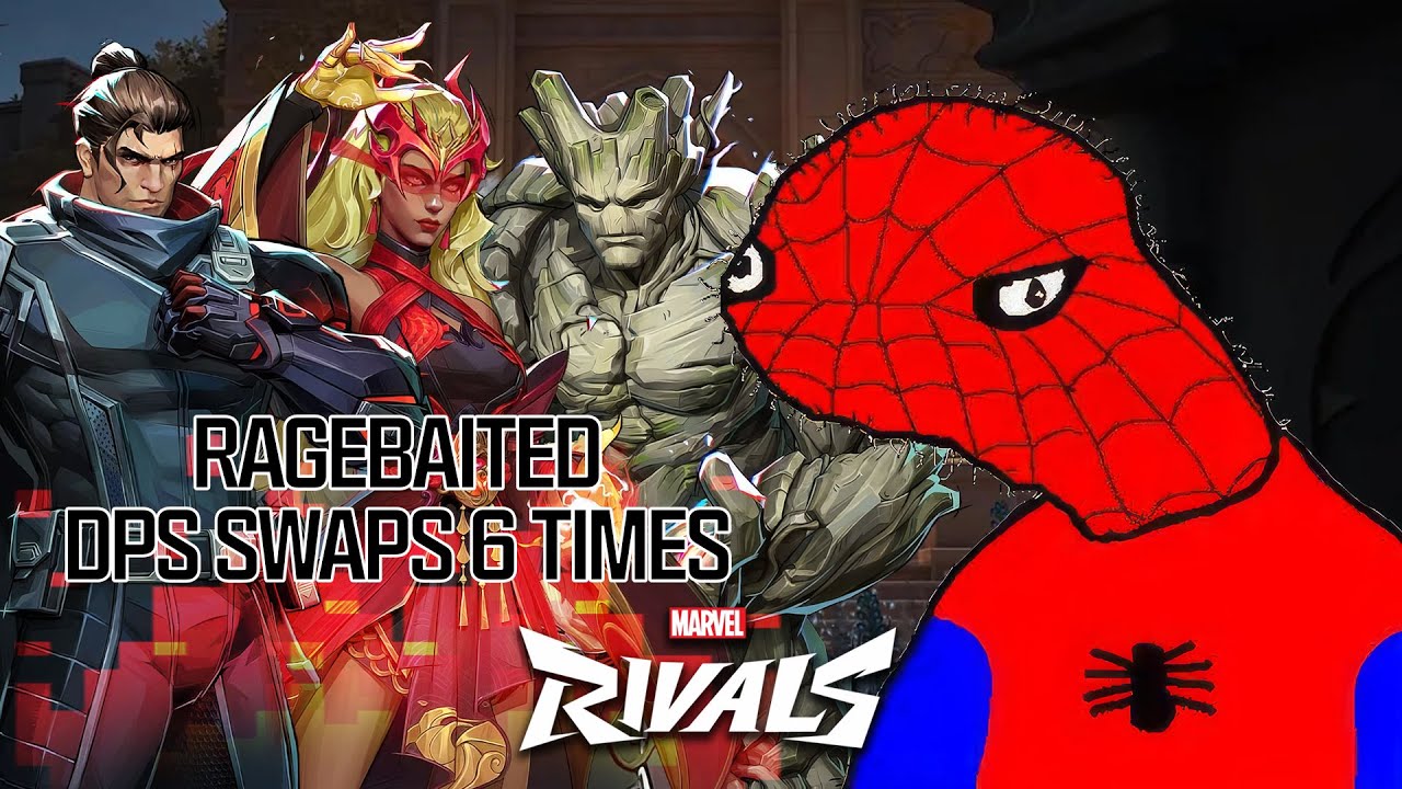 Ragebait Spider-Man ЗАСТАВЛЯЕТ DPS МЕНЯТЬСЯ 6 РАЗ...