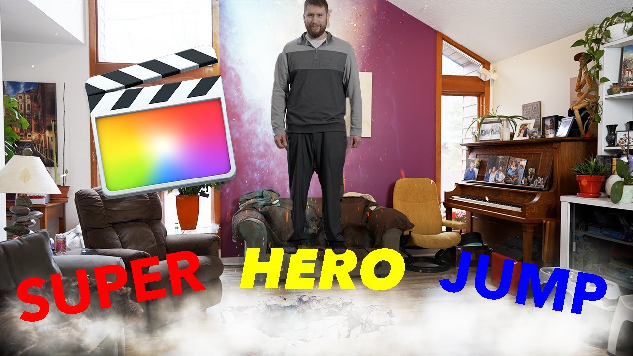 SUPERHERO Takeoff & Landing | Final Cut Pro X Tutorial