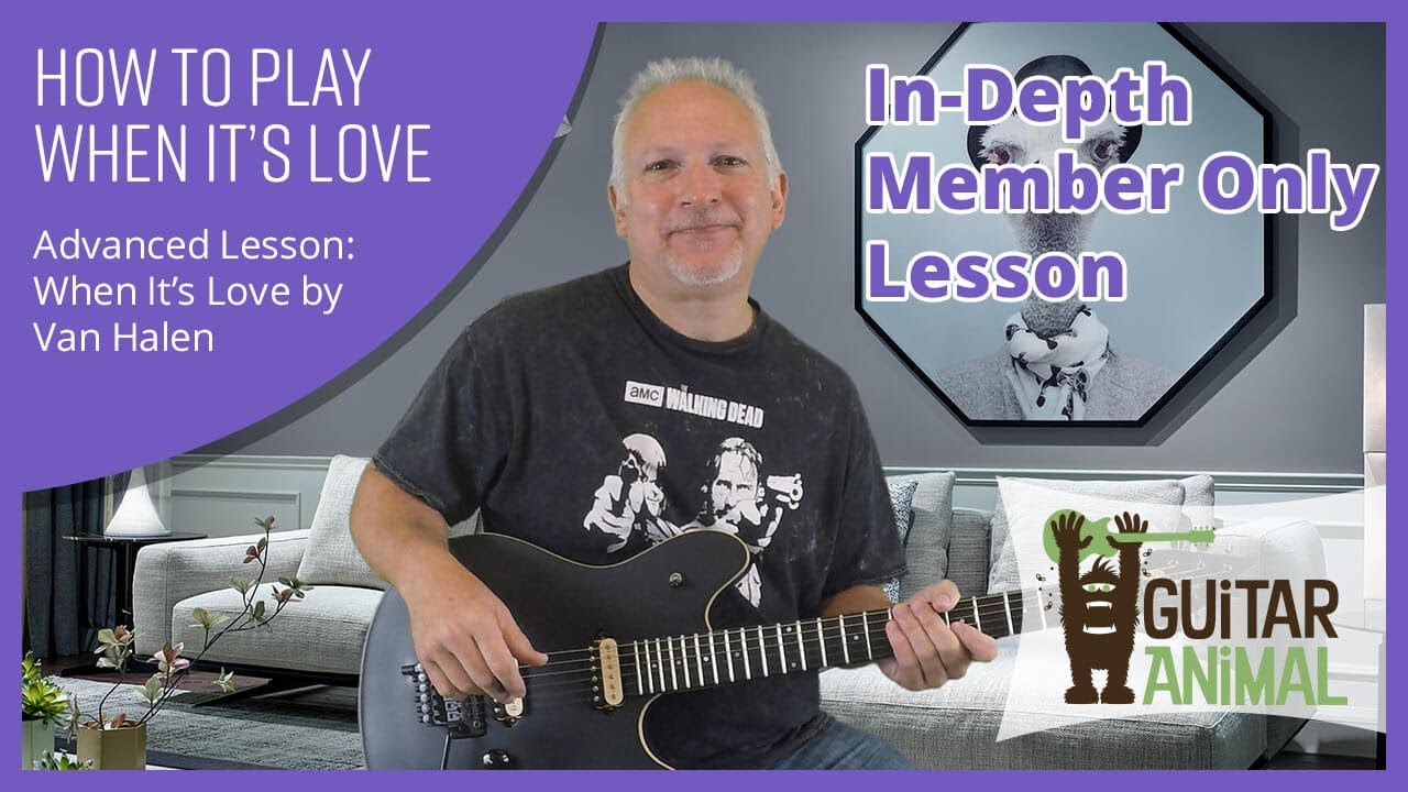 How to Play When It's Love by Van Halen - Detailed Lesson