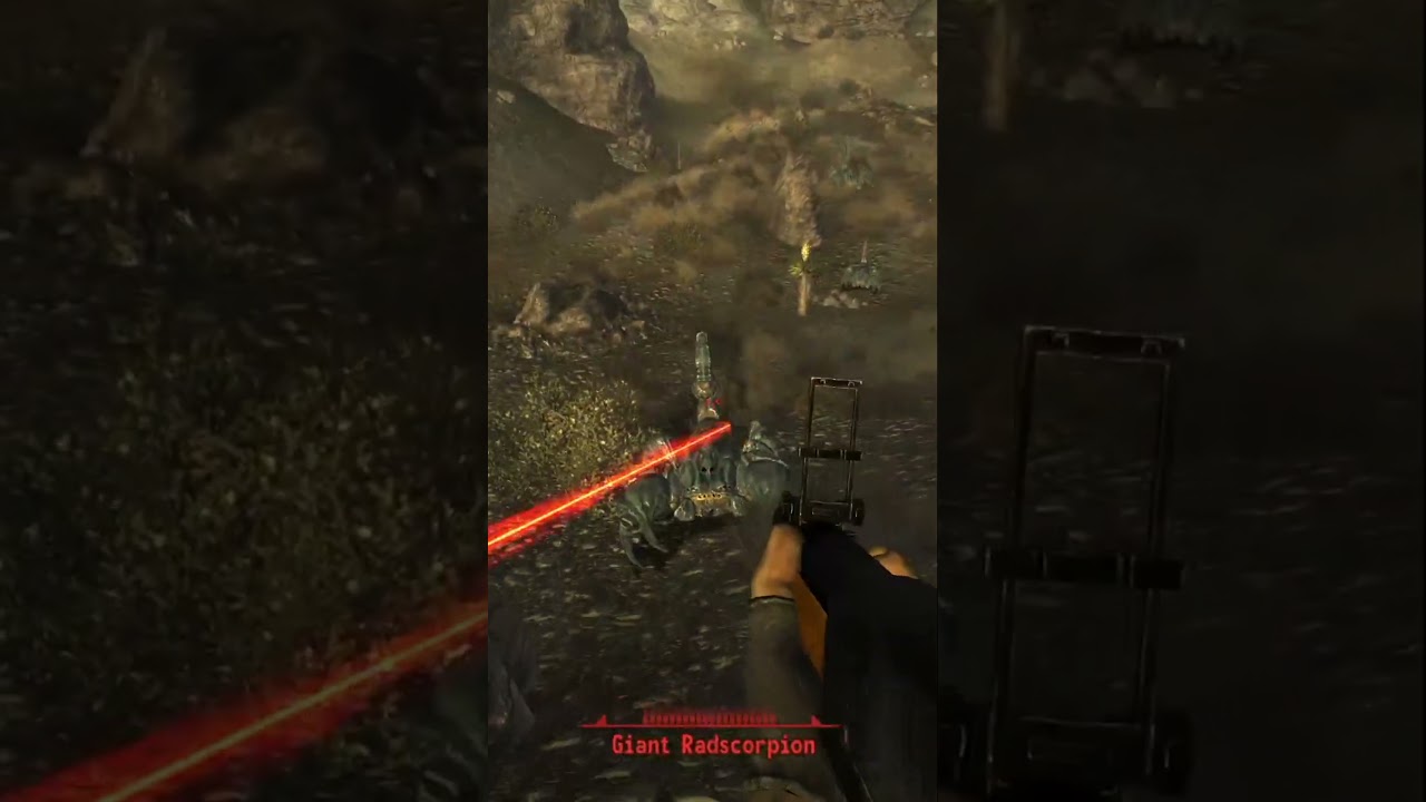 Radscorpions are an amazing source of XP once you have explosives #fallout #newvegas