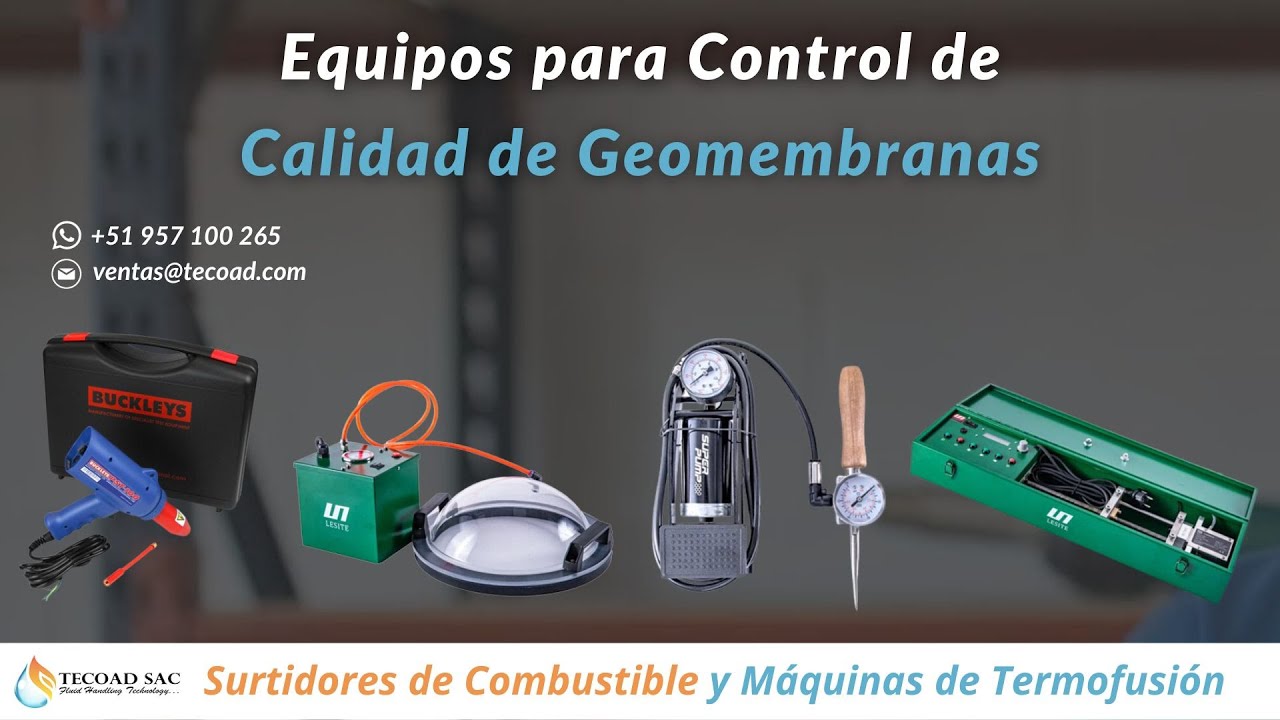 Control de Calidad geomembranas- TECOAD