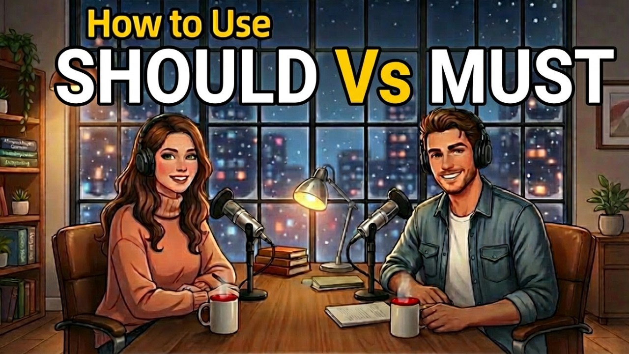 How to Use Should vs Must in Everyday English | Easy English Grammar Lesson