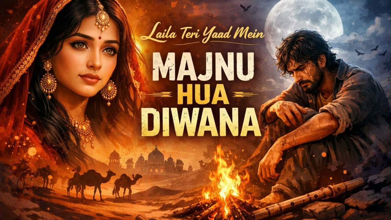 Laila Teri Yaad Mein | Majnu Hua Diwana| Heart Touching Sad Love Song | New Hindi Song|Ai generated 