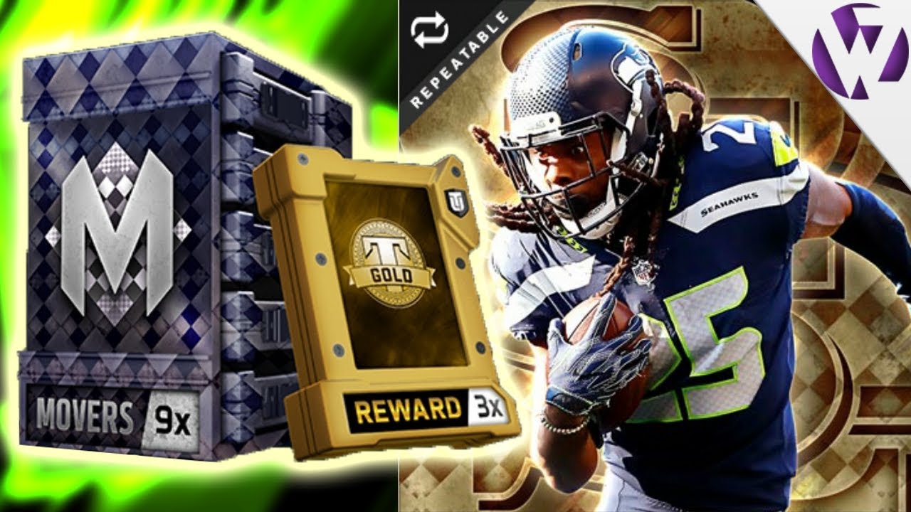 NFL MOVERS PACK OPENING! NFL MOVERS GRANDMASTER RICHARD SHERMAN! - Madden 18 Pack Opening