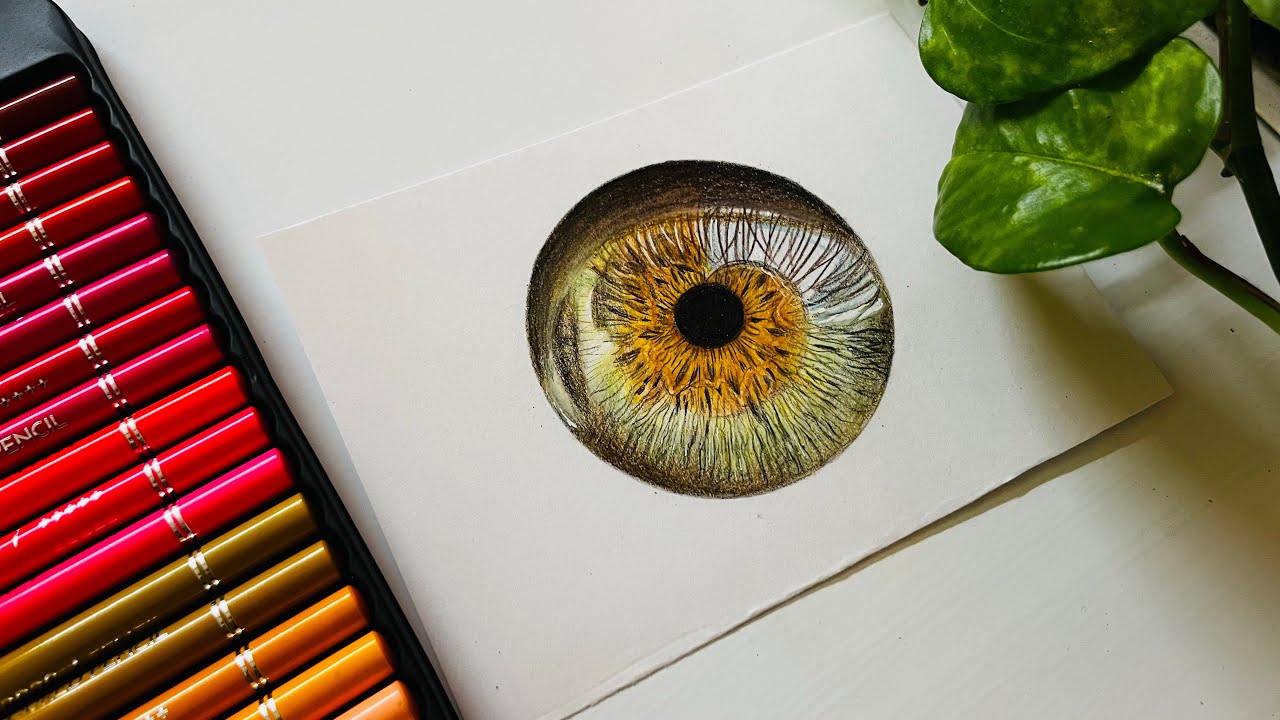 How to Draw a Hyper Realistic Iris Only – Step by Step for Beginners #arttutorial #beginnerfriendly 
