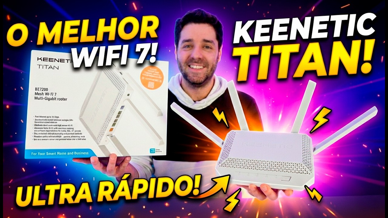 Este não é só um router Wi-Fi 7. É um sistema: Keenetic Titan em detalhe