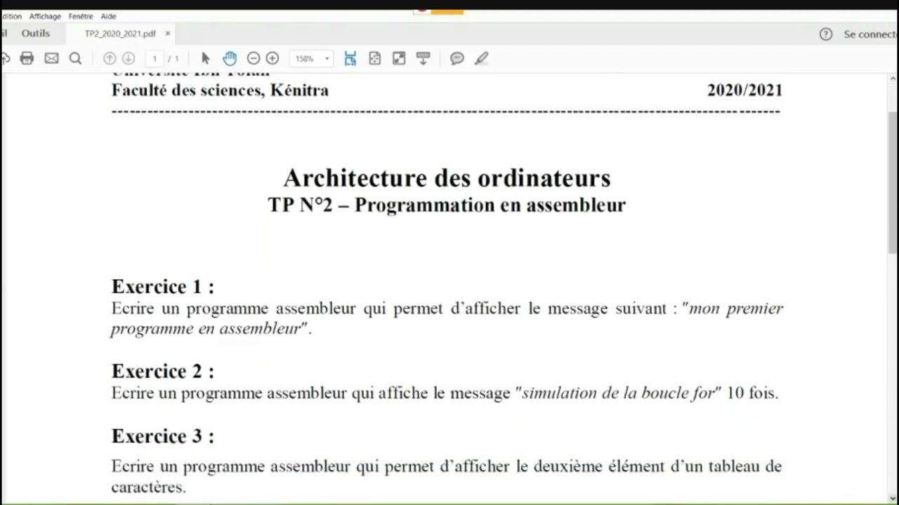 TD 2-Architecture des ordinateurs -assembleur 8086_partie 1