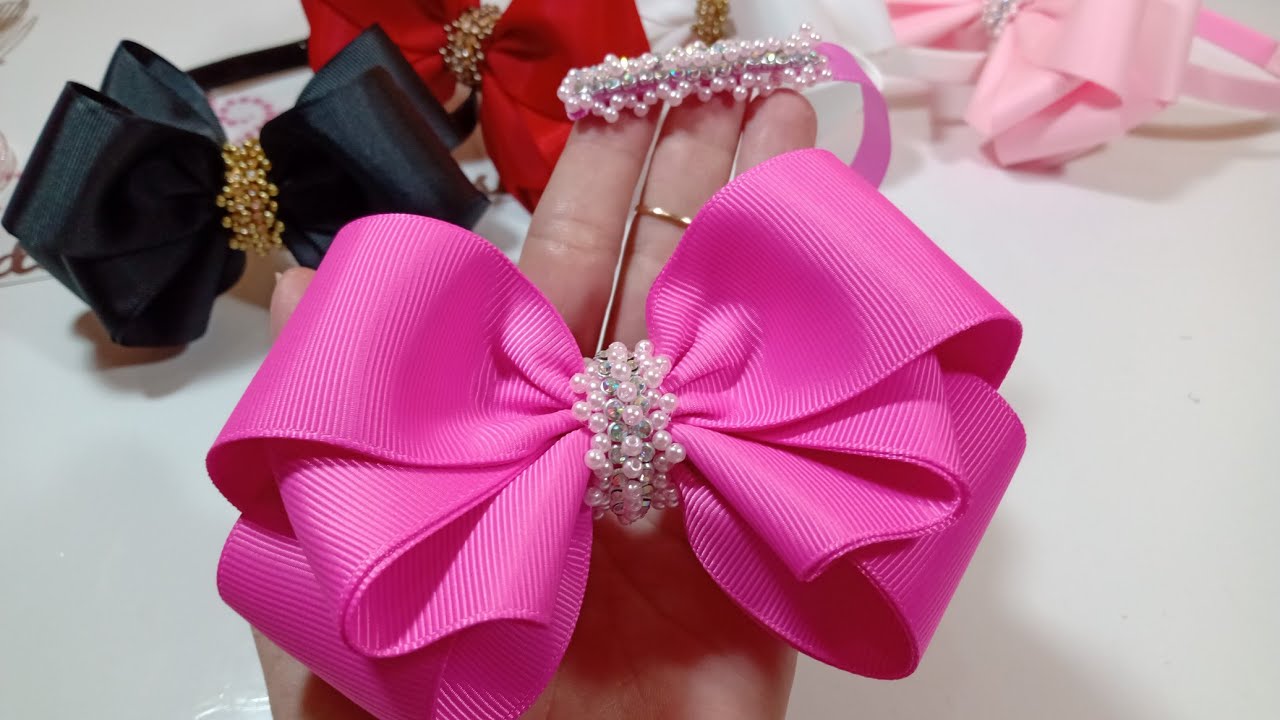 Miolo de Pérola Fácil para Laço 🎀 Modelo002 #Pap #LillyPecly