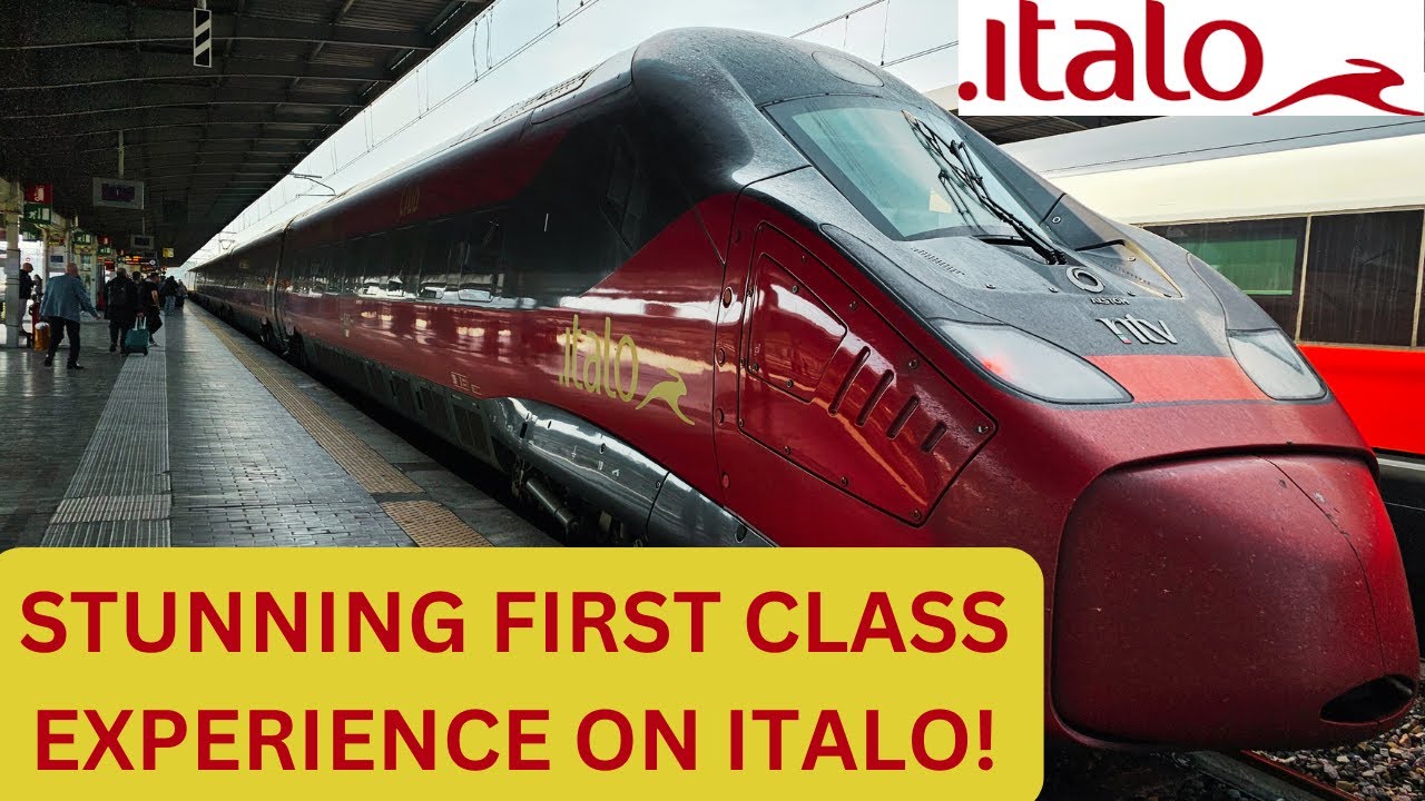 TRAIN REVIEW | ITALIAN FIRST CLASS EXPERIENCE ON ITALO | HIGHT SPEED TRAIN FROM VENICE TO ROME.
