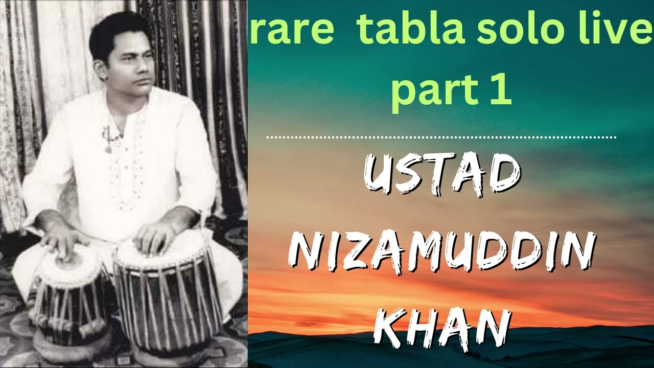 ustad nizamuddin khan rare live tabla solo mehfil