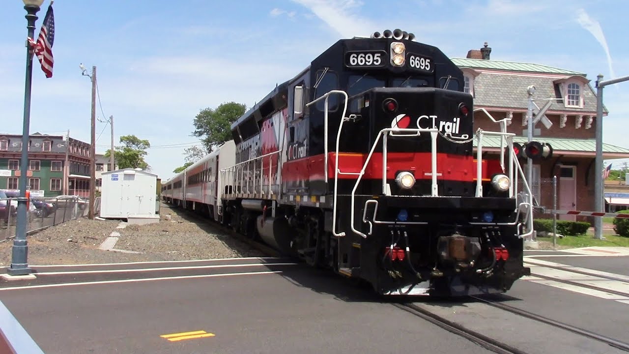 CT Rail Hartford Line & Amtrak Springfield Line Railfanning at Wallingford & Berlin