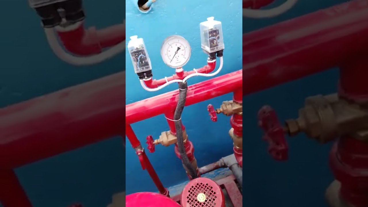 مضخة الحريق الثنائية.