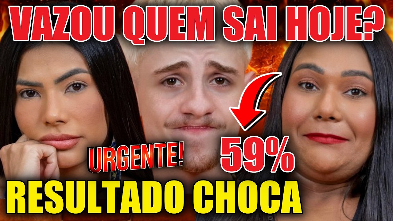 🚨URGENTE! ENQUETE PARED&Atilde;O BBB26 QUEM SAI HOJE: CHAI, JULIANO OU MARCIELE? RESULTADO FINAL BOMB&Aacute;STICO
